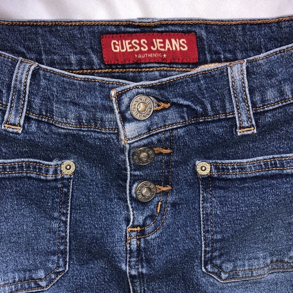 Vintage guess Jean mini skirt - Picture 2 of 4